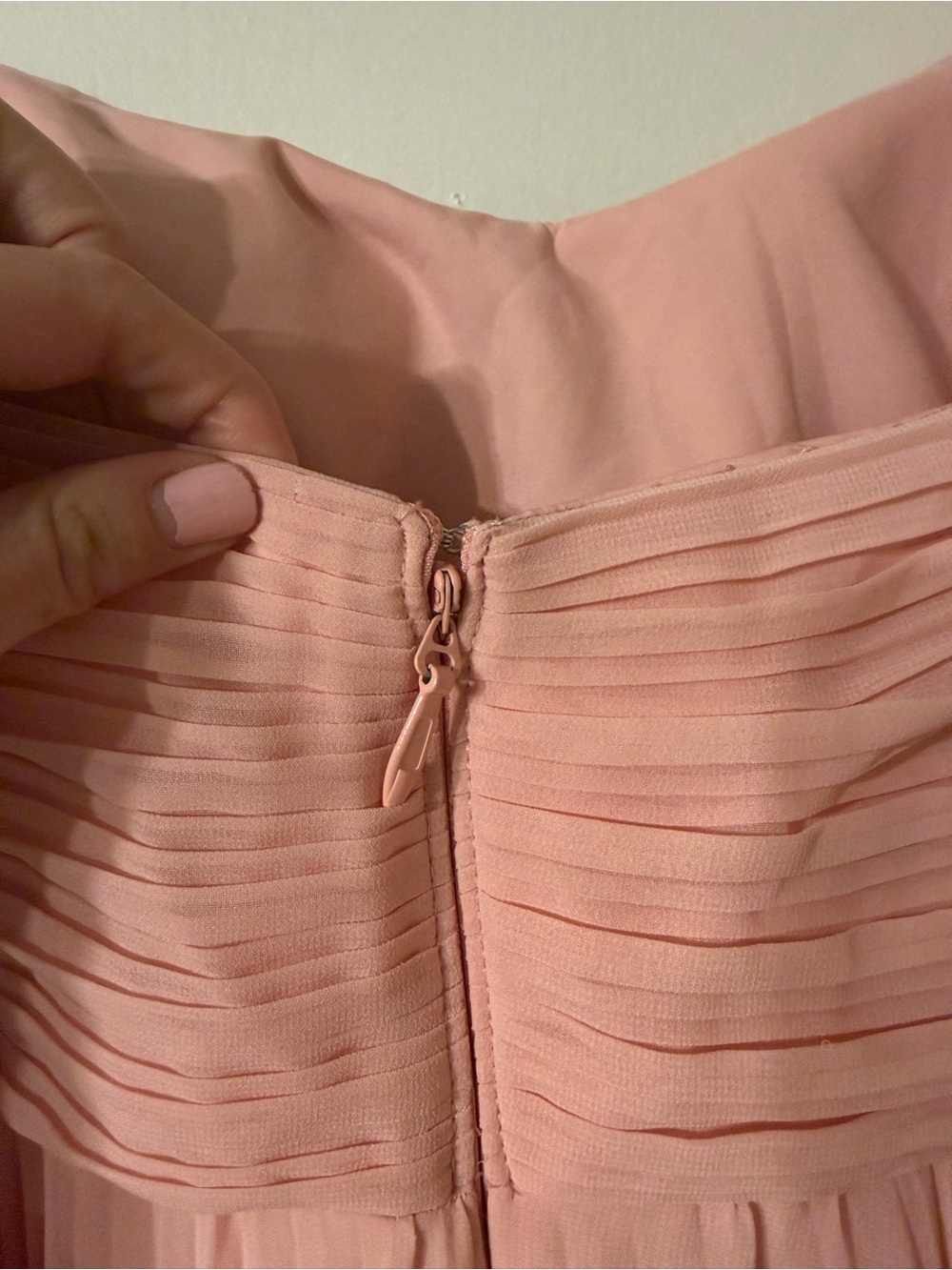 Azazie Catie Bridesmaid Dress in Powder Pink - Picture 4 of 7
